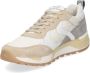 Voile blanche Leren en stoffen sneakers voor heren Beige Heren - Thumbnail 10