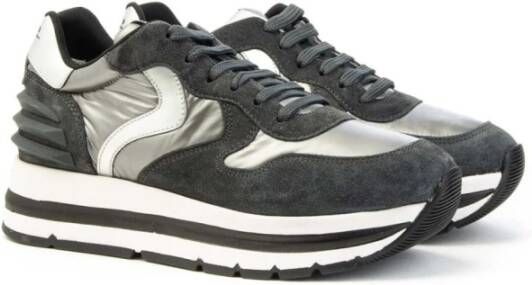 Voile blanche Maran Power Sneakers met Metallic Accents Black Dames