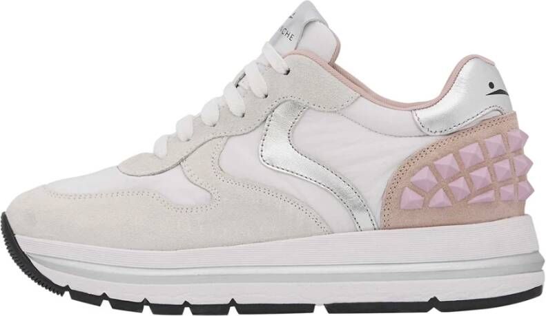 Voile blanche Maran Suède en Technische Stof Sneakers White Dames