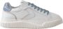 Voile blanche Metallic Kalfsleren Sneakers White Dames - Thumbnail 1