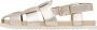 Voile Blanche Platinum Flat Sandals - Thumbnail 1