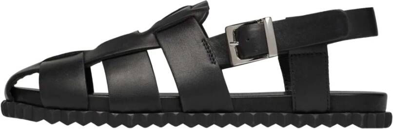 Voile Blanche Platte Sandalen