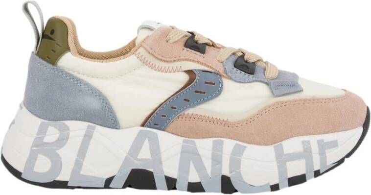 Voile blanche Roze Actieve Sneakers voor Vrouwen Multicolor Dames