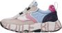 Voile blanche Roze Blauw Beige Platform Sneakers Multicolor Dames - Thumbnail 1