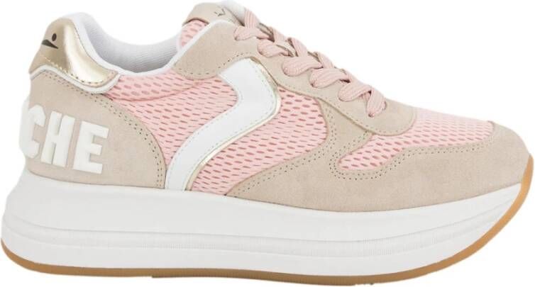 Voile Blanche Roze Sneakers voor Vrouwen
