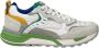 Voile blanche Heren Sneakers Bholt Leer en Stof Multicolor Heren - Thumbnail 1