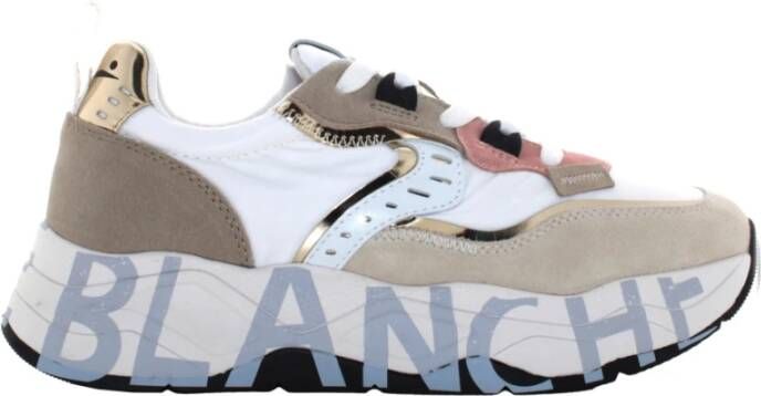 Voile blanche Sneakers Multicolor Brown Dames