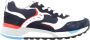 Voile blanche Blauwe Sneakers met Leren en Stoffen Voering Blauw Heren - Thumbnail 13