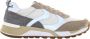 Voile blanche Leren en stoffen sneakers voor heren Beige Heren - Thumbnail 18