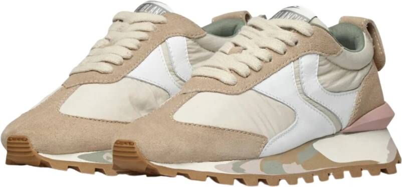 Voile blanche Combined Qwark Goat Sneakers Beige Dames