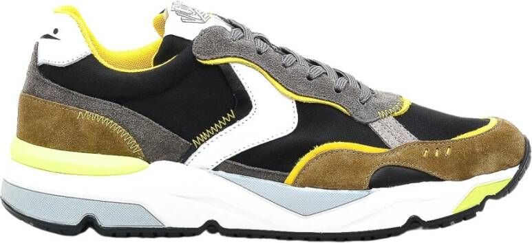 Voile blanche Heren Nero Khilian Suède Kalf Stof Schoenen Black Heren - Foto 1