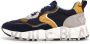 Voile blanche Blauwe Lage Veterschoenen Blauw Heren - Thumbnail 14