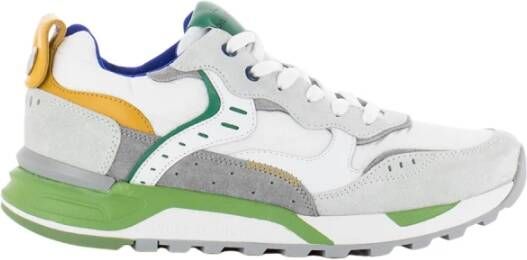 Voile blanche Heren Sneakers Bholt Leer en Stof Multicolor Heren