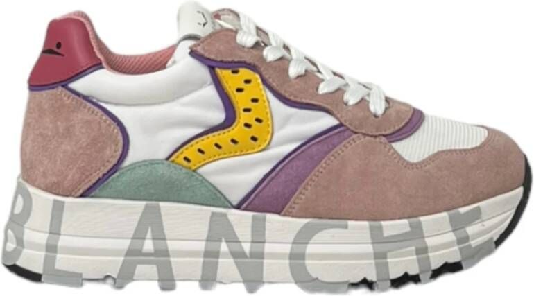 Voile Blanche Ultralichte Sneakers met Lurex Details