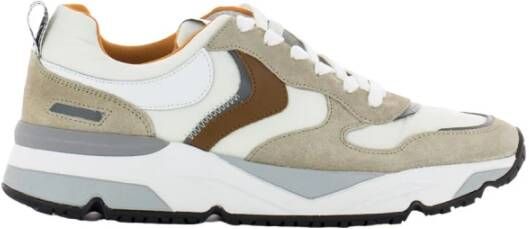 Voile blanche 2D38 Qwark Herensneakers Beige Heren