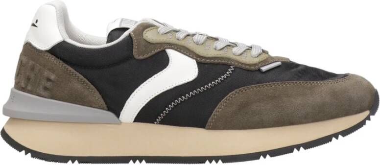 Voile Blanche Sneakers met Contraststiksels en Logo