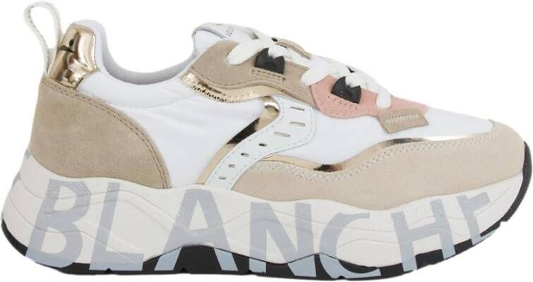 Voile blanche Sneakers Multicolor Brown Dames