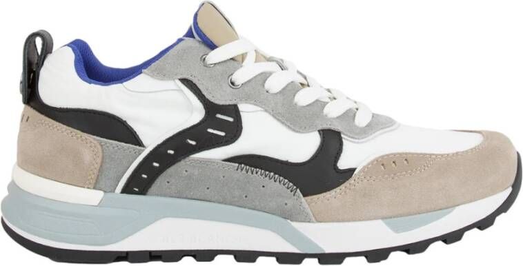 Voile blanche Suede and technical fabric sneakers Bholt. Multicolor Heren