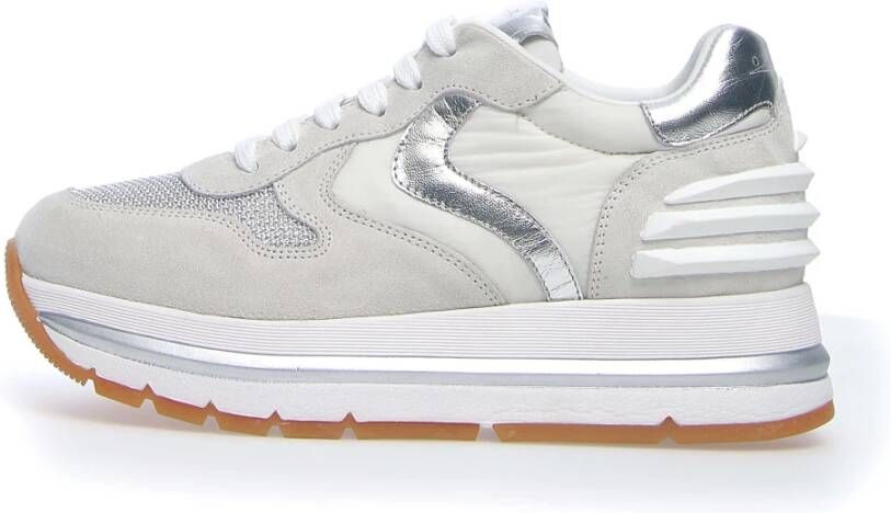 VOILE BLANCHE Lage Sneakers Dames Maran Power Maat: 38 Materiaal: Suède Kleur: Beige
