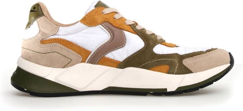 Voile blanche Sportieve Beige Sneakers Comfort Stijl Multicolor Heren