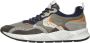 Voile Blanche Sportieve Suède Sneakers Antraciet Grijs-Marineblauw - Thumbnail 1