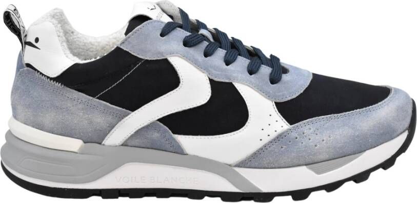 Voile blanche Sportschoenen Blauw en Groen Blauw Heren