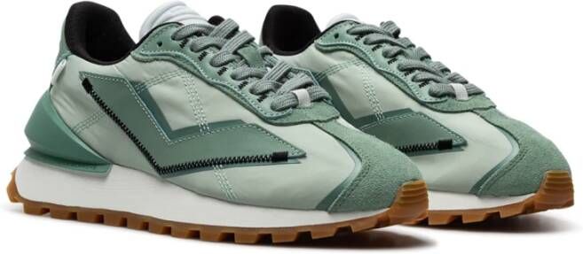 Voile blanche Stijlvolle Aqua Groene Sneakers voor Dames Green Dames