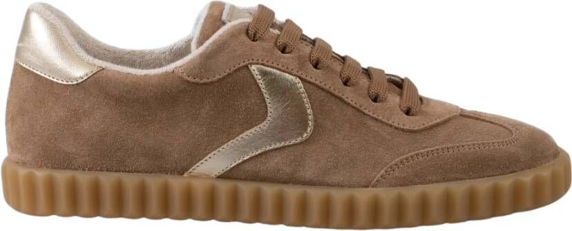 Voile Blanche Stedelijke Suède Sneakers voor Moderne Vrouwen