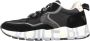 Voile blanche Suede and fabric sneakers Club01. Black Heren - Thumbnail 1