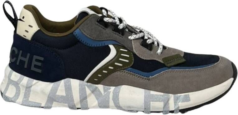 Voile blanche Stijlvolle Club01 Sneakers voor Mannen Gray Heren