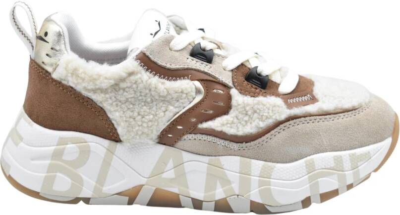 Voile Blanche Stijlvolle witte veterschoenen