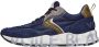Voile blanche Suède Sneakers met Lichtgewicht Rubberen Zool Blue Heren - Thumbnail 2