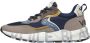 Voile blanche Blauwe Sneakers met Elegant en Comfortabel Fit Blauw Heren - Thumbnail 1