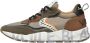 Voile blanche Groene Sneakers van Suède en Technische Stof Groen Heren - Thumbnail 2
