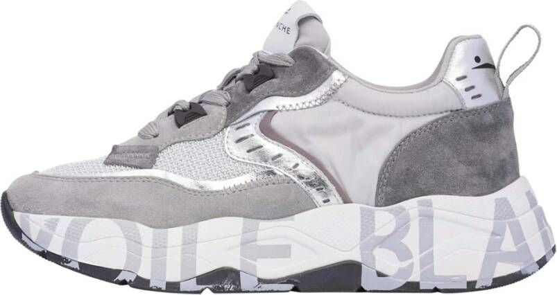 Voile blanche Grijze Actieve Sneakers voor Vrouwen Gray Dames