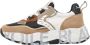 Voile blanche Bruine Sneakers met Leren en Stoffen Voering Brown - Thumbnail 2