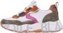Voile blanche Suede and fabric sneakers Club105. Multicolor Dames - Thumbnail 1