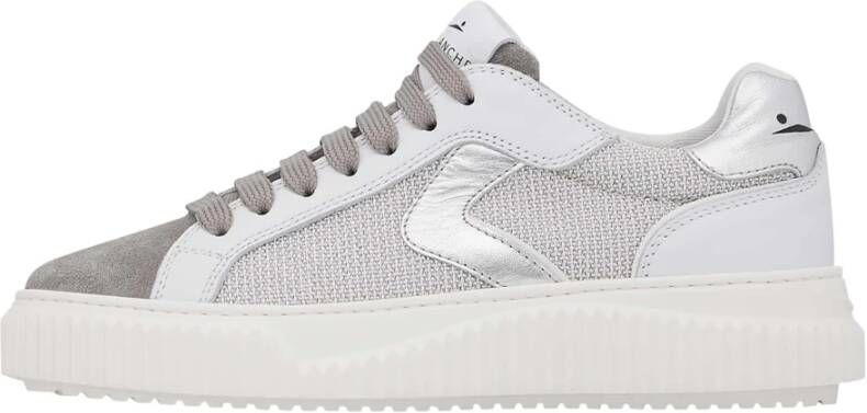 Voile Blanche Suède en Stoffen Sneakers Lipari
