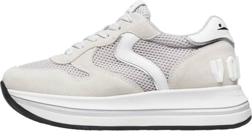 Voile Blanche Grijze Sport Sneakers Merry