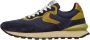 Voile blanche Suede and fabric sneakers Qwark Hype MAN Blue Heren - Thumbnail 5