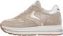 Voile blanche Suede and raffia sneakers Maran Beige Dames - Thumbnail 1