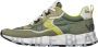 Voile blanche Suede and technical fabric sneakers Club01. Green Heren - Thumbnail 1