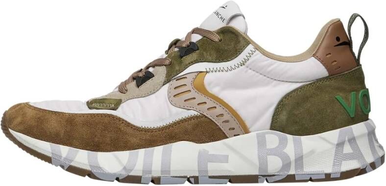 Voile blanche Suede and technical fabric sneakers Club01. Multicolor Heren