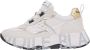 VOILE BLANCHE Lage Sneakers Dames Club105 Maat: 40 Materiaal: Suède Kleur: Wit - Thumbnail 2