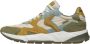 Voile blanche Suede and technical fabric sneakers Club19. Green Heren - Thumbnail 1