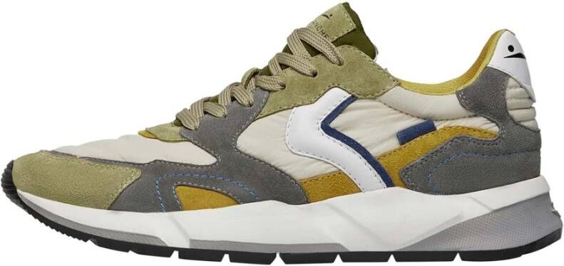 Voile blanche Suede and technical fabric sneakers Club19. Multicolor Heren