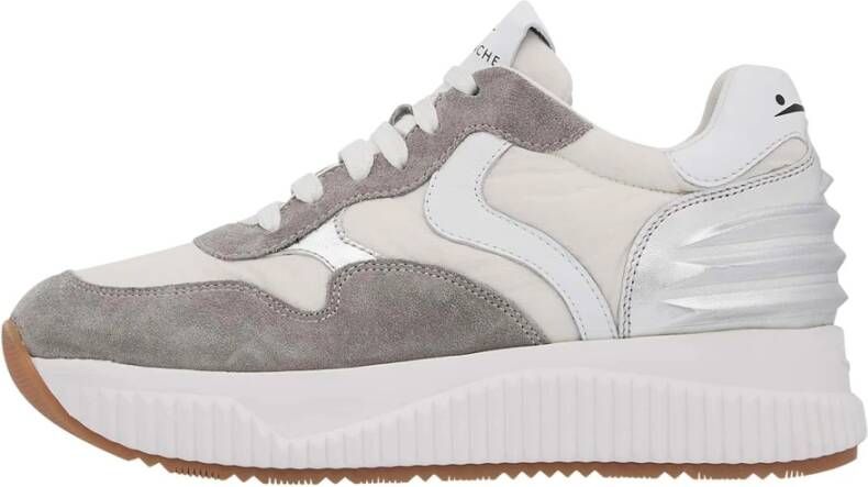 Voile blanche Suede and technical fabric sneakers Lana Power Multicolor Dames