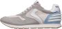 Voile blanche Suede and technical fabric sneakers Liam Power Mesh Gray Heren - Thumbnail 1