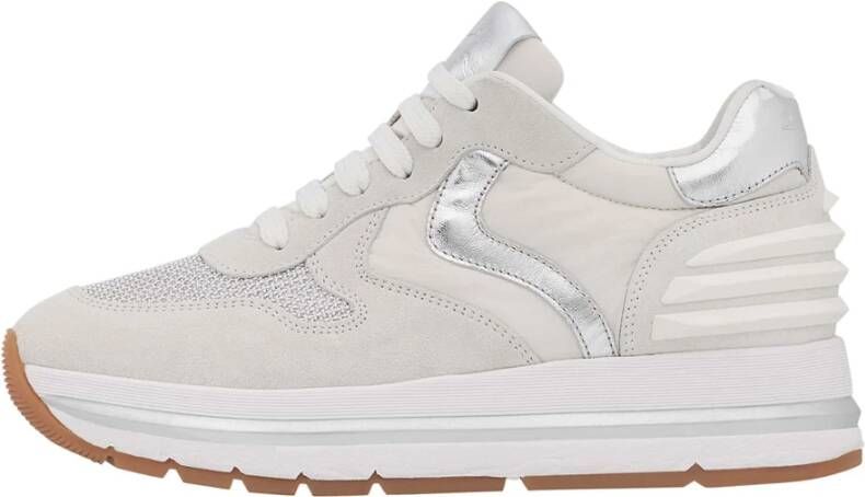 VOILE BLANCHE Lage Sneakers Dames Maran Power Maat: 38 Materiaal: Suède Kleur: Beige - Foto 3