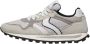 Voile blanche Suede and technical fabric sneakers Qwark 2004 Man. Gray Heren - Thumbnail 1